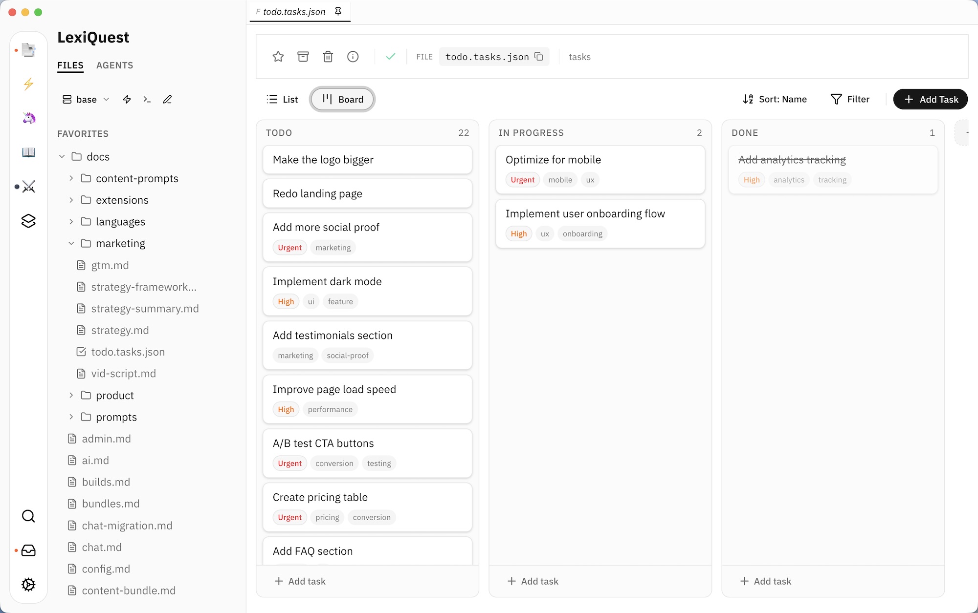 Hyperdoc rich docs interface